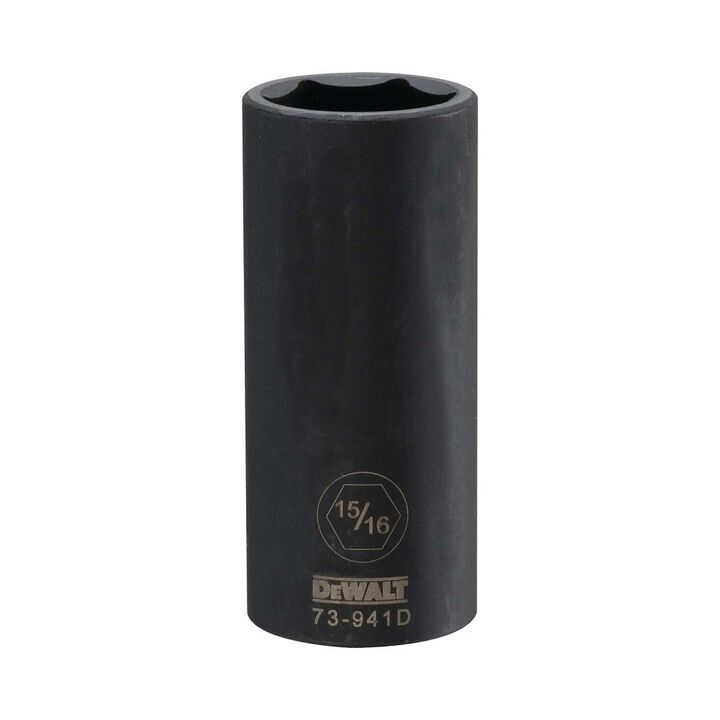 DEWALT CR-440 Steel 1/2 Inch Drive 6-Point Impact Socket