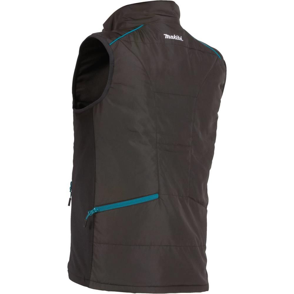 Makita 18V LXT Lithium-Ion Cordless Heated Vest Vest Only (Black Large), large image number 5