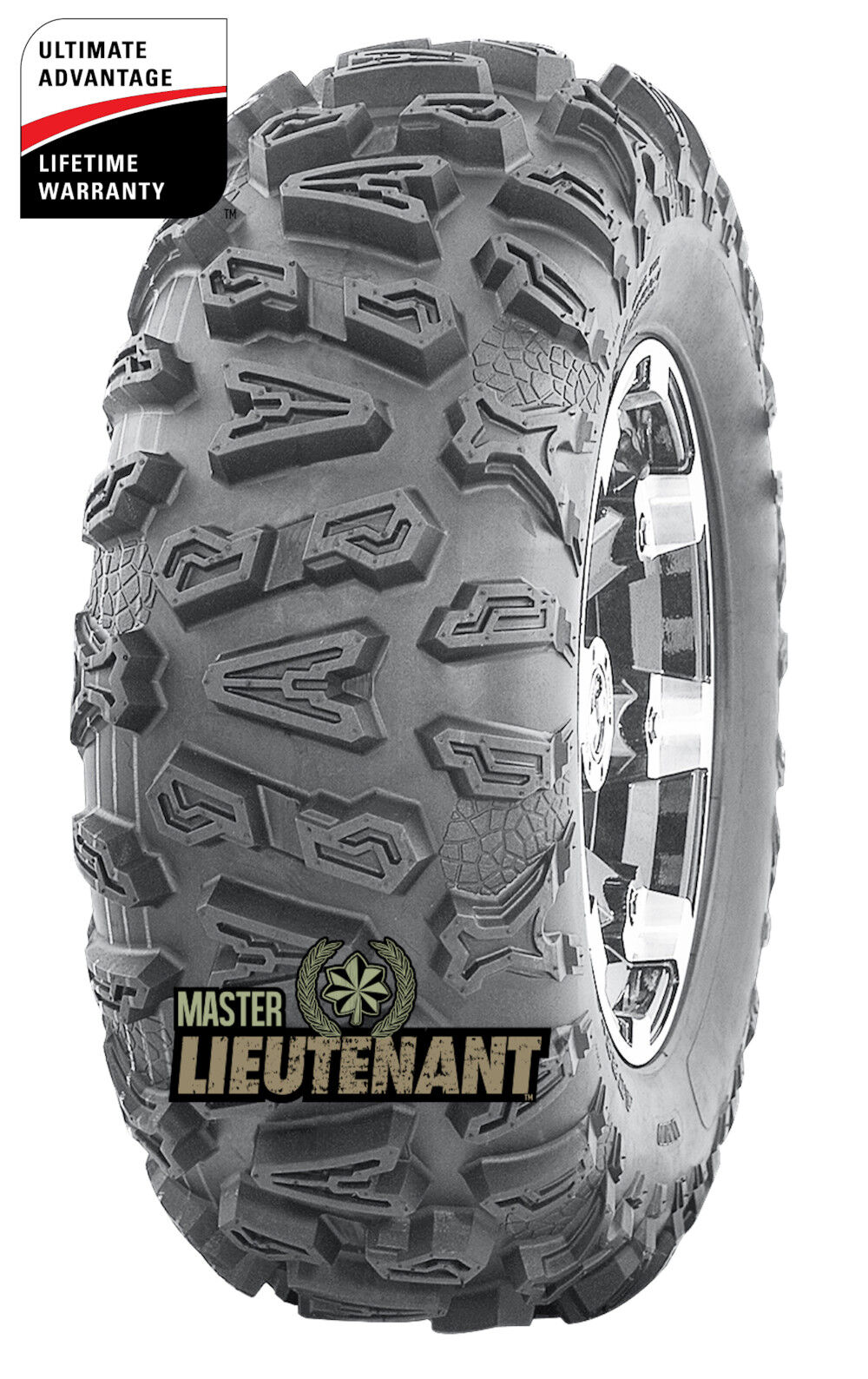 Master ATV 26x12.00-12 6P TL Lieutenant ATV Tire (Tire Only), large image number 1