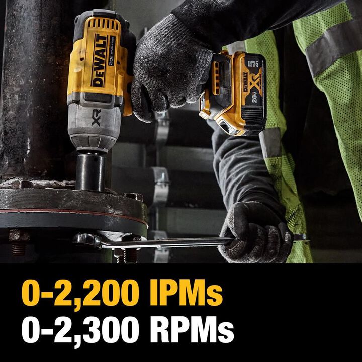 DEWALT 20V MAX XR 1/2in High Torque Impact Wrench with Hog Ring Anvil Kit, large image number 10