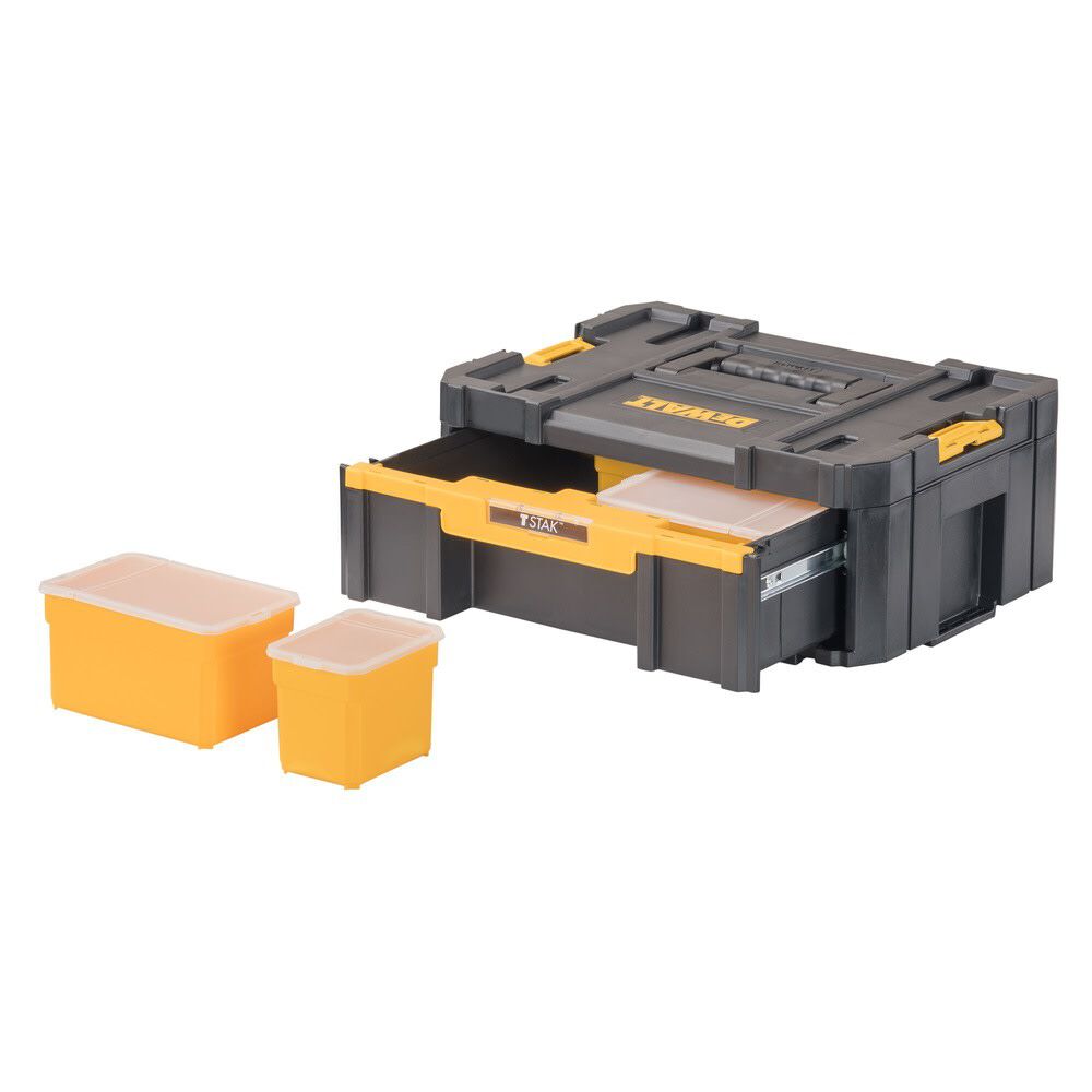 DEWALT TSTAKIII Single Deep Drawer & TSTAK 4 HeavyDuty Wheel Cart Bundle, large image number 5