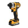 DEWALT 20V MAX XTREME Cordless Brushless 1/4 Inch Impact Driver & Elite Series 100pc Drill Driver Set, small image number 2