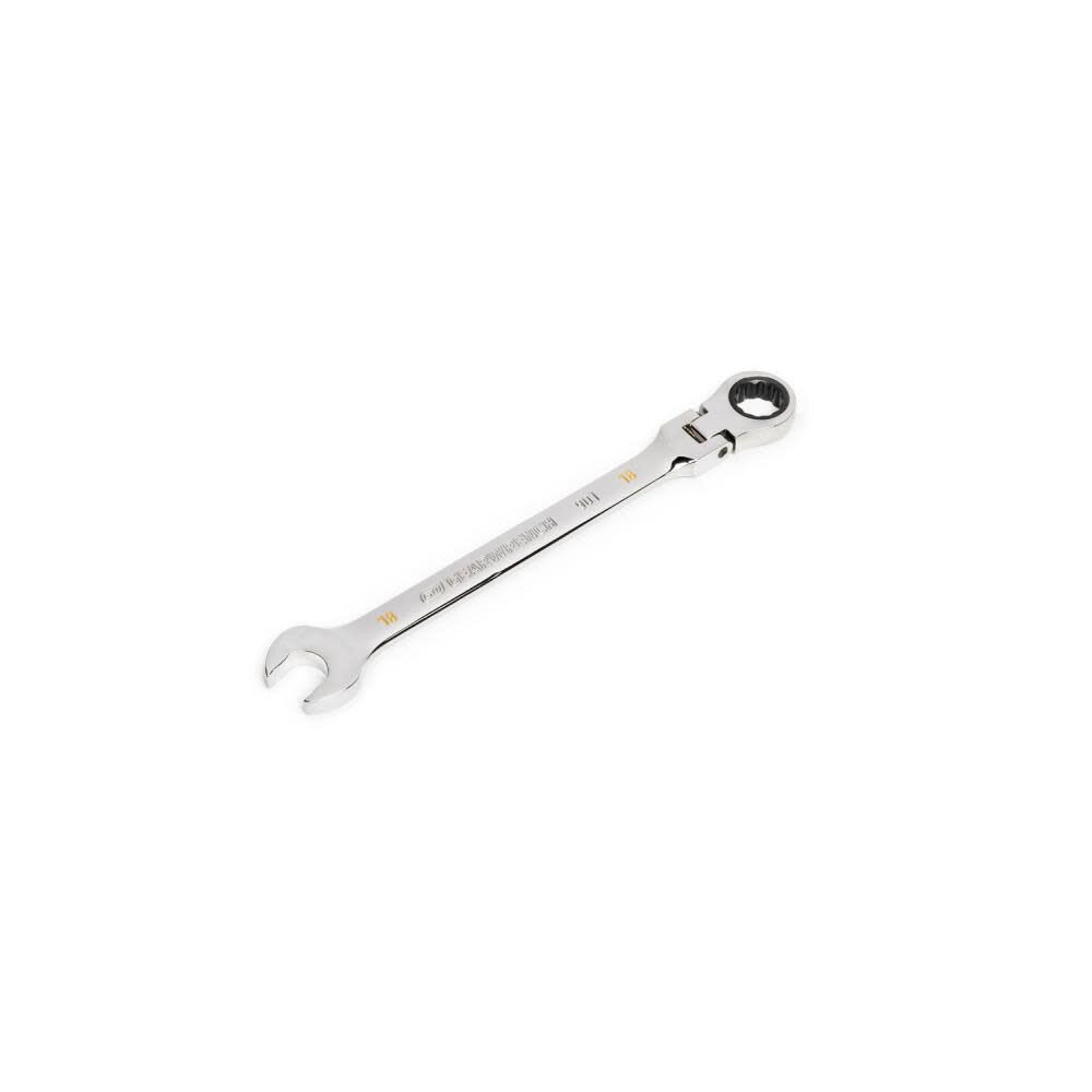 GEARWRENCH 18mm 90T 12 Point Flex Head Ratcheting Combination Wrench, large image number 2