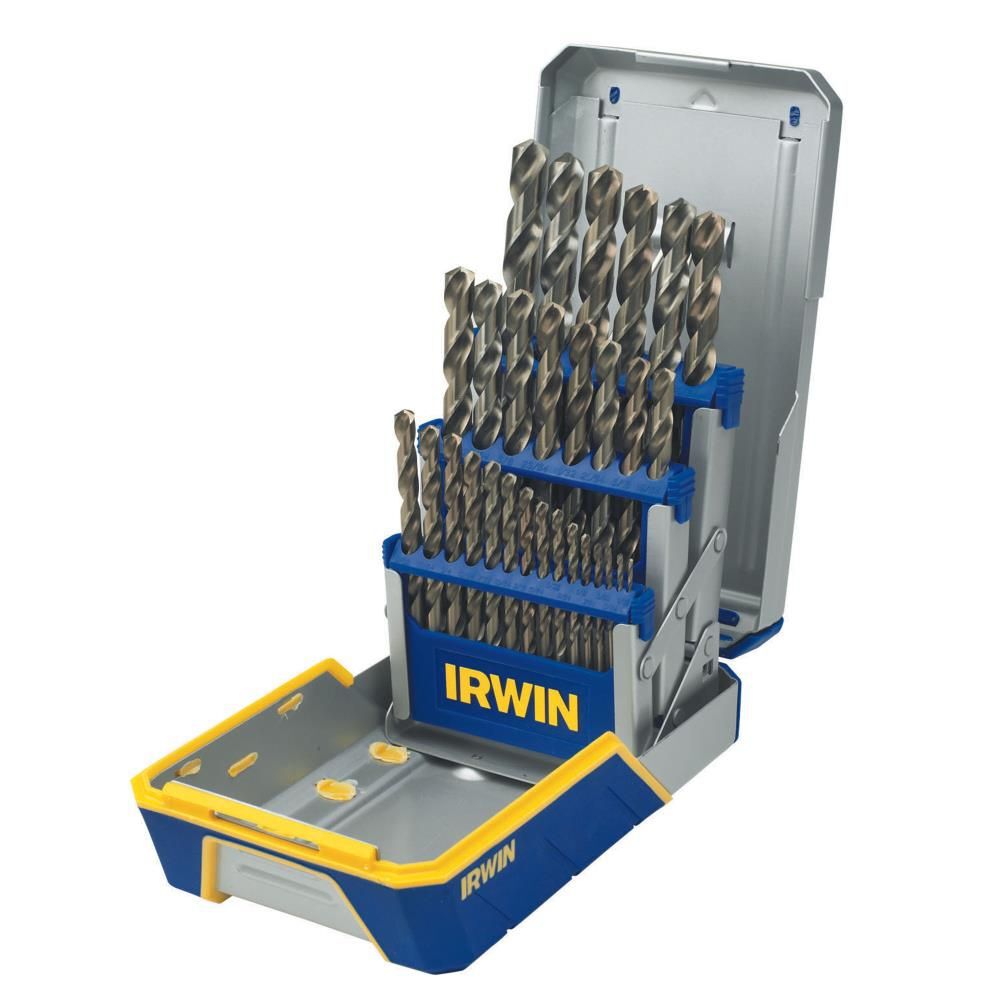 Irwin 29pc Cobalt Industrial Drill Bit Set, large image number 1