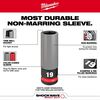 Milwaukee SHOCKWAVE Impact Duty Socket 1/2 Drive 21MM Metric Lug Nut Wheel, small image number 4