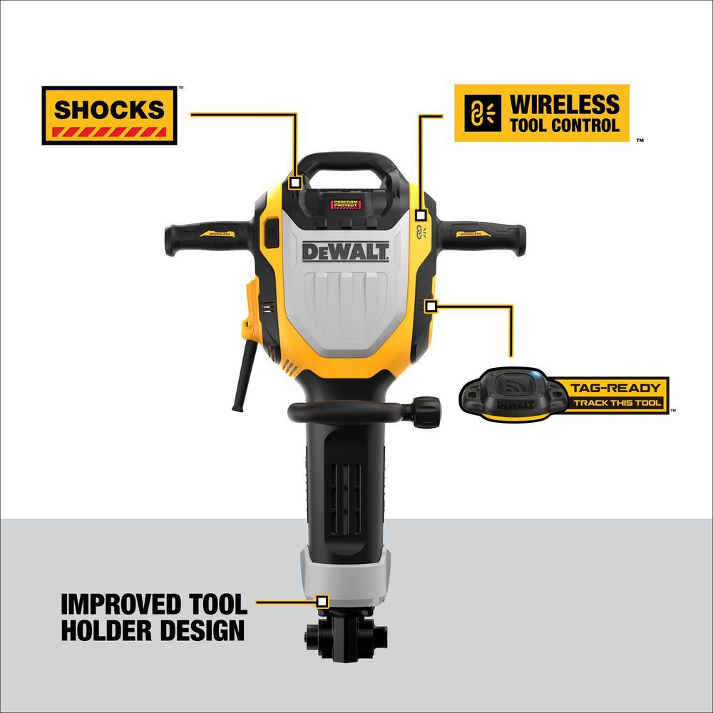 DEWALT 1-1/8 Inch HEX 41 Lb Demolition Hammer Kit, large image number 2