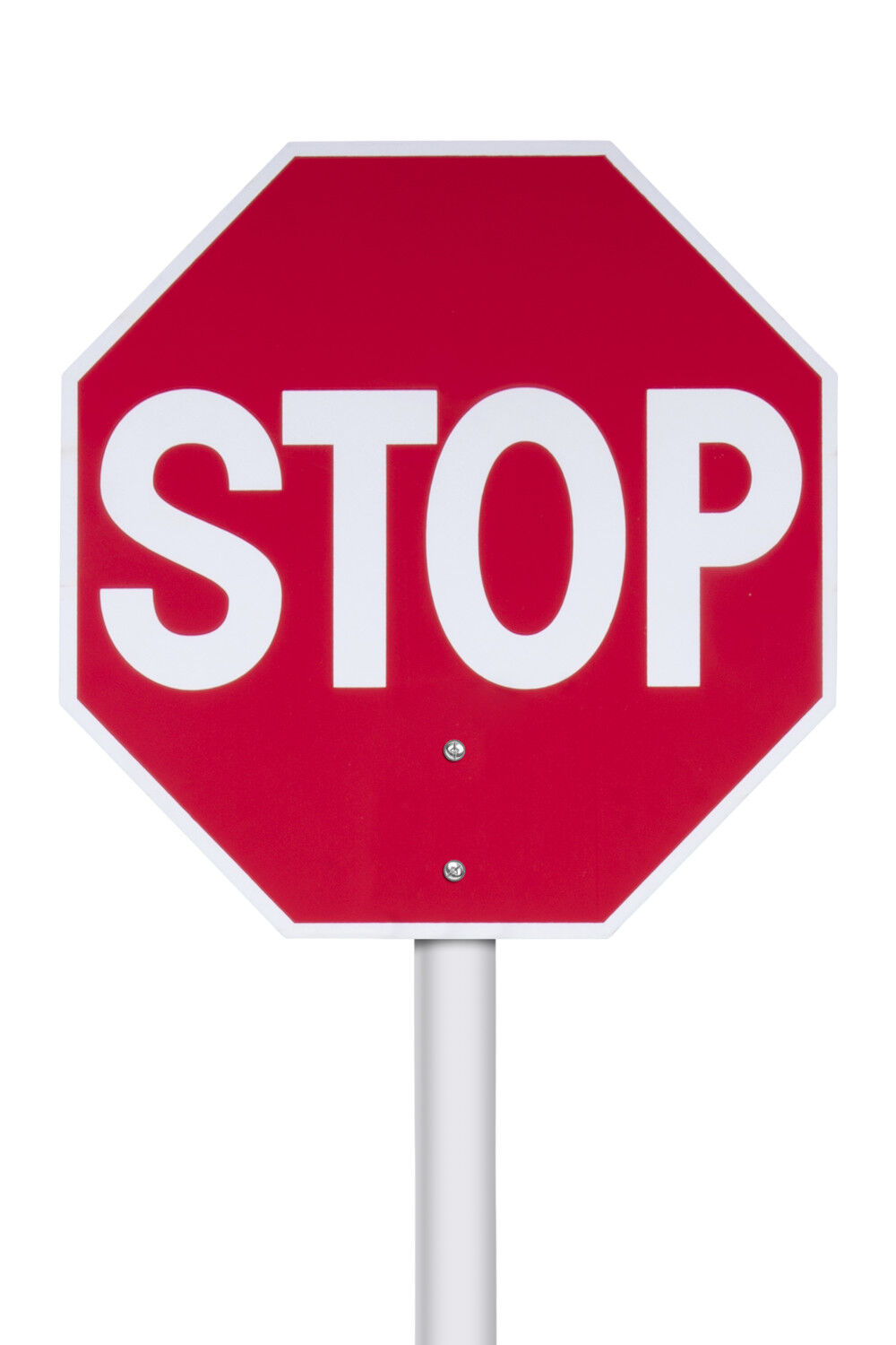 C H Hanson Stop/Slow Sign with 60 Inch Plastic Pole, large image number 2