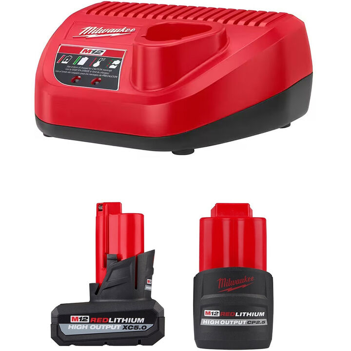 Milwaukee M12 REDLITHIUM High Output Starter Kit 2pk