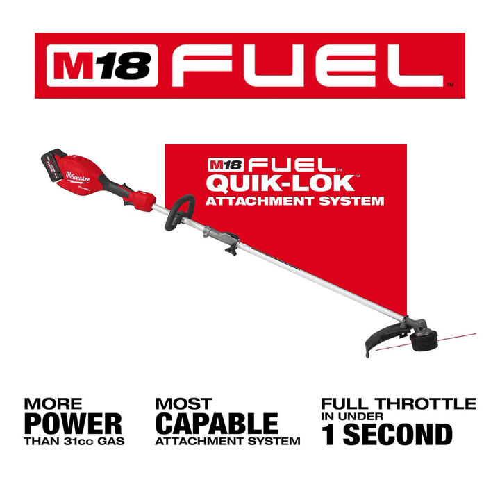 Milwaukee M18 FUEL String Trimmer Kit and 0.095 Inch x 750 Ft. Trimmer Line Bundle, large image number 5