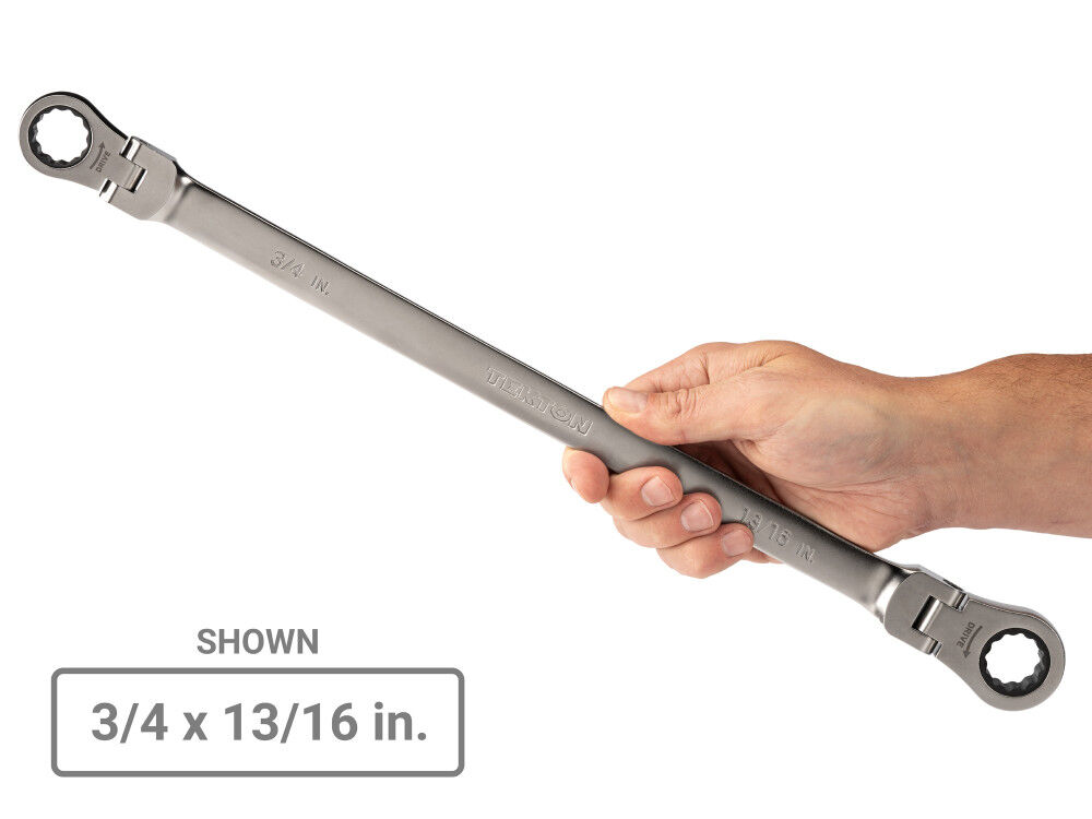 Tekton Flex Head Ratcheting Box End Wrench Set, 6 Piece (1/4-13/16 Inch), large image number 6