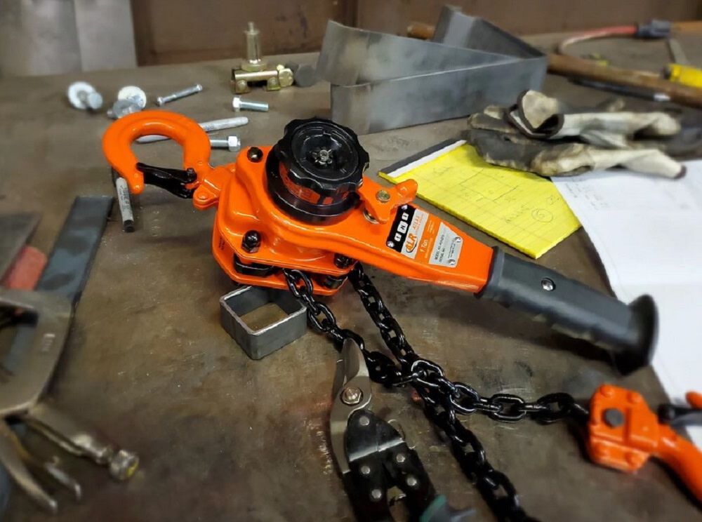 Atlas Lifting and Rigging ALH 1-1/2 Ton Lever Chain Hoist 20 Ft. Chain Ship Hook, large image number 3