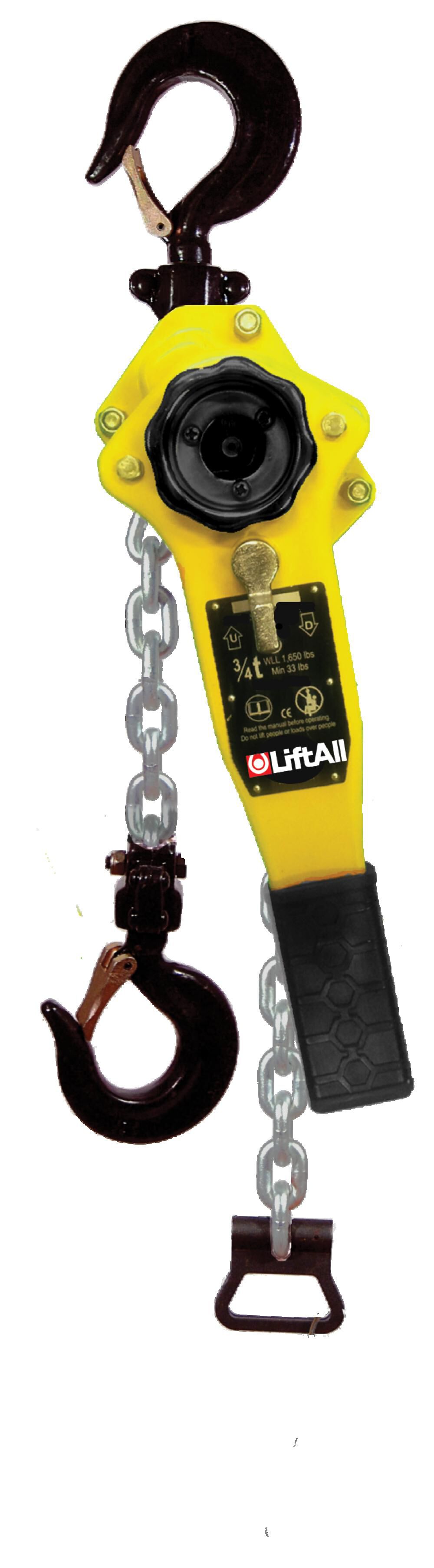 Lift-All 3 Ton Lever Chain Hoist 10 Ft Lift, large image number 1