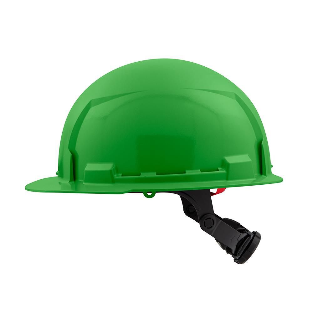 Milwaukee Green Front Brim Hard Hat with 6pt Ratcheting Suspension Type 1 Class E, large image number 13