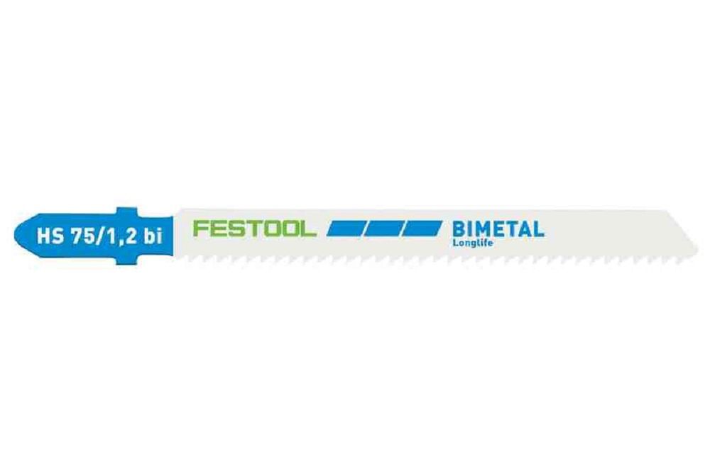 Festool Jigsaw Blades HS 75/1.2 for Metal Cutting - Pack of 5, large image number 3