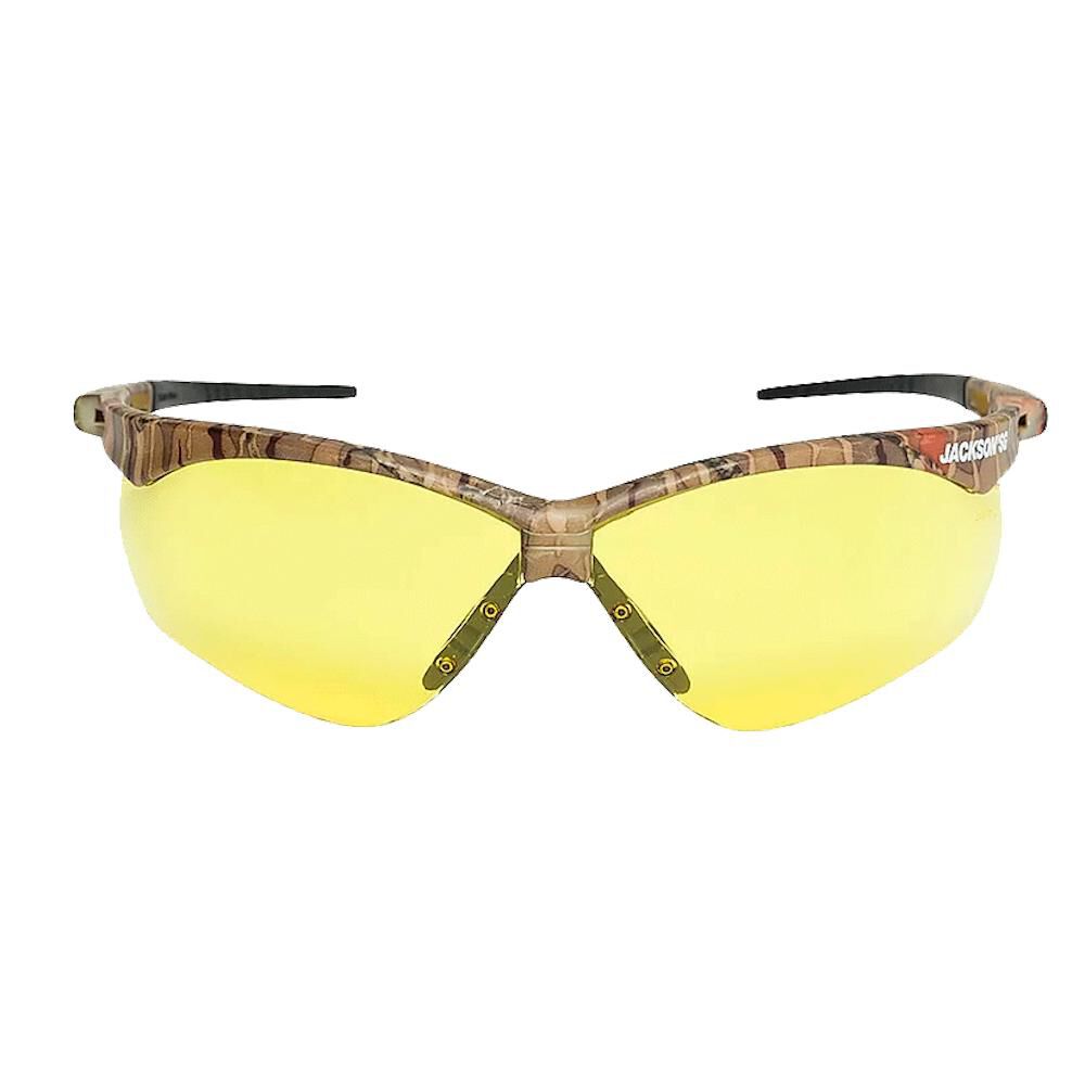 Jackson Safety Glasses Anti Fog Coating Amber Lens Camo Frame, large image number 2