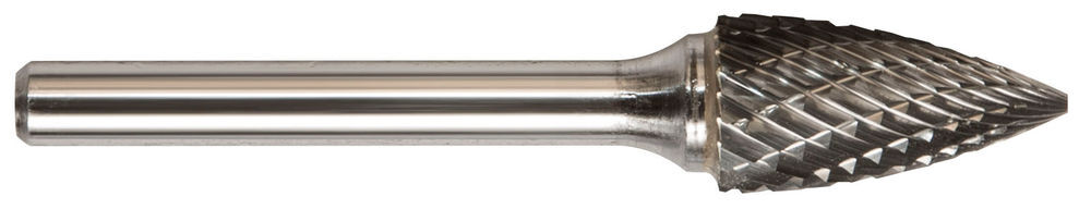 Drillco Double Cut Solid Carbide Burr, Cylinder Ball Nose, 7000G Series, SG-5, large image number 2