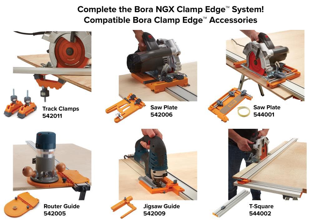 Bora Portamate 100-Inch NGX Clamp Edge (50+50), large image number 2