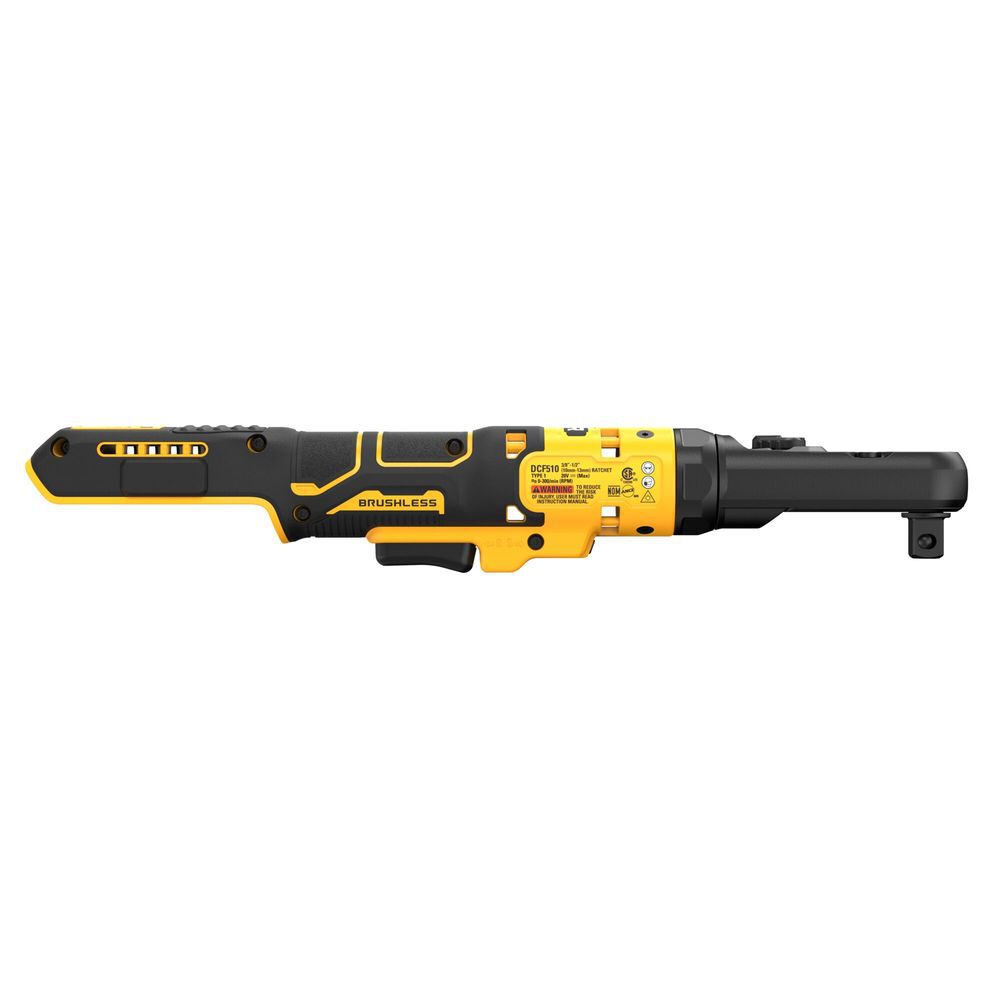 DEWALT 20V MAX XR 3/8 in & 1/2 in Sealed Head Ratchet Cordless (Bare Tool), large image number 9