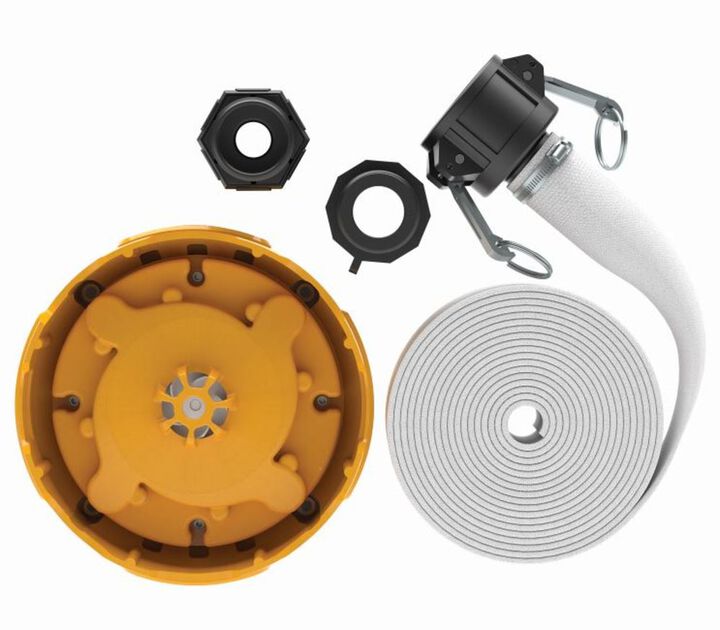 DEWALT Submersible Utility Pump 1/3 HP Aluminum with Hose Kit, large image number 4