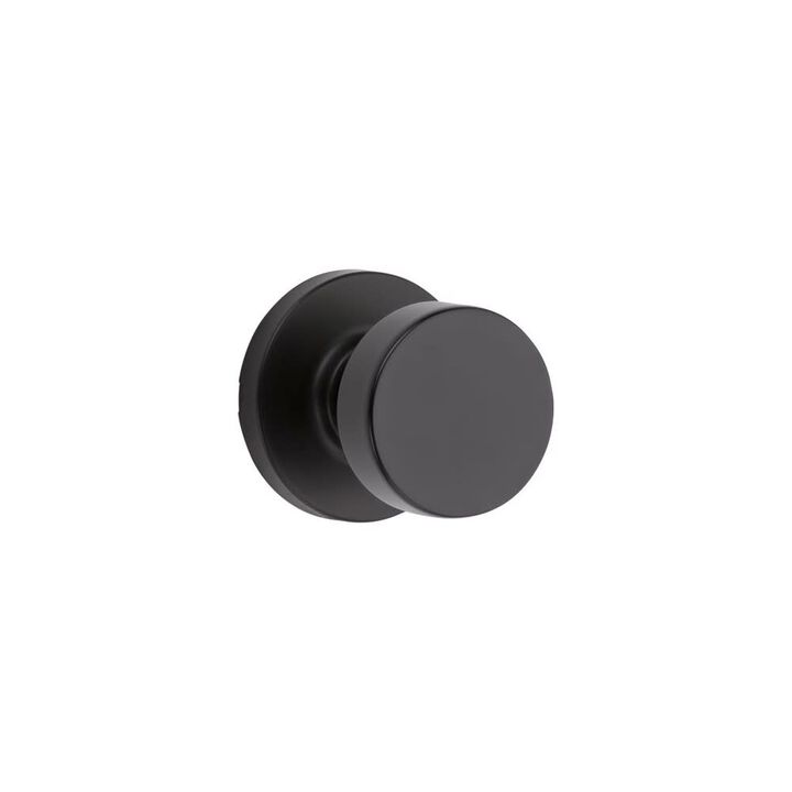 Kwikset Pismo Door Knob Matte Black Hall & Closet Passage