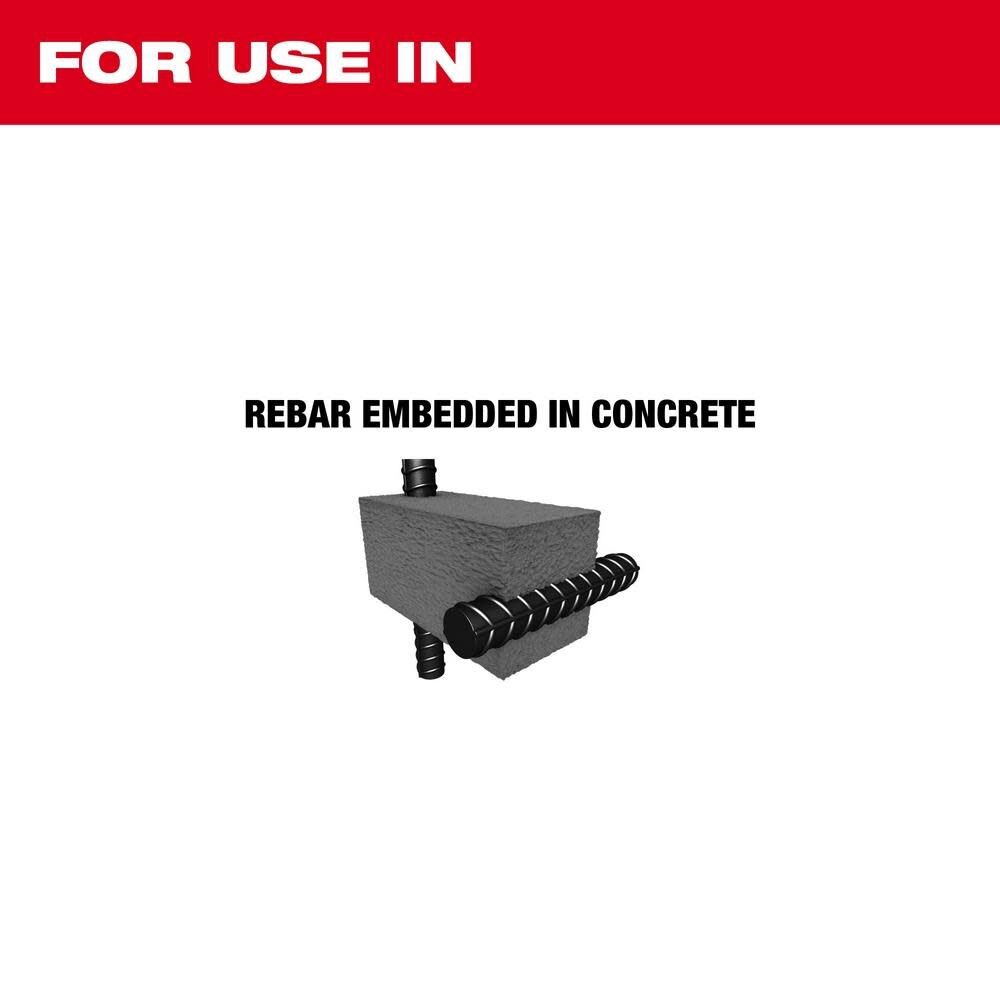 Milwaukee SDS PLUS 11/16inch X 12inch Rebar Cutter, large image number 2