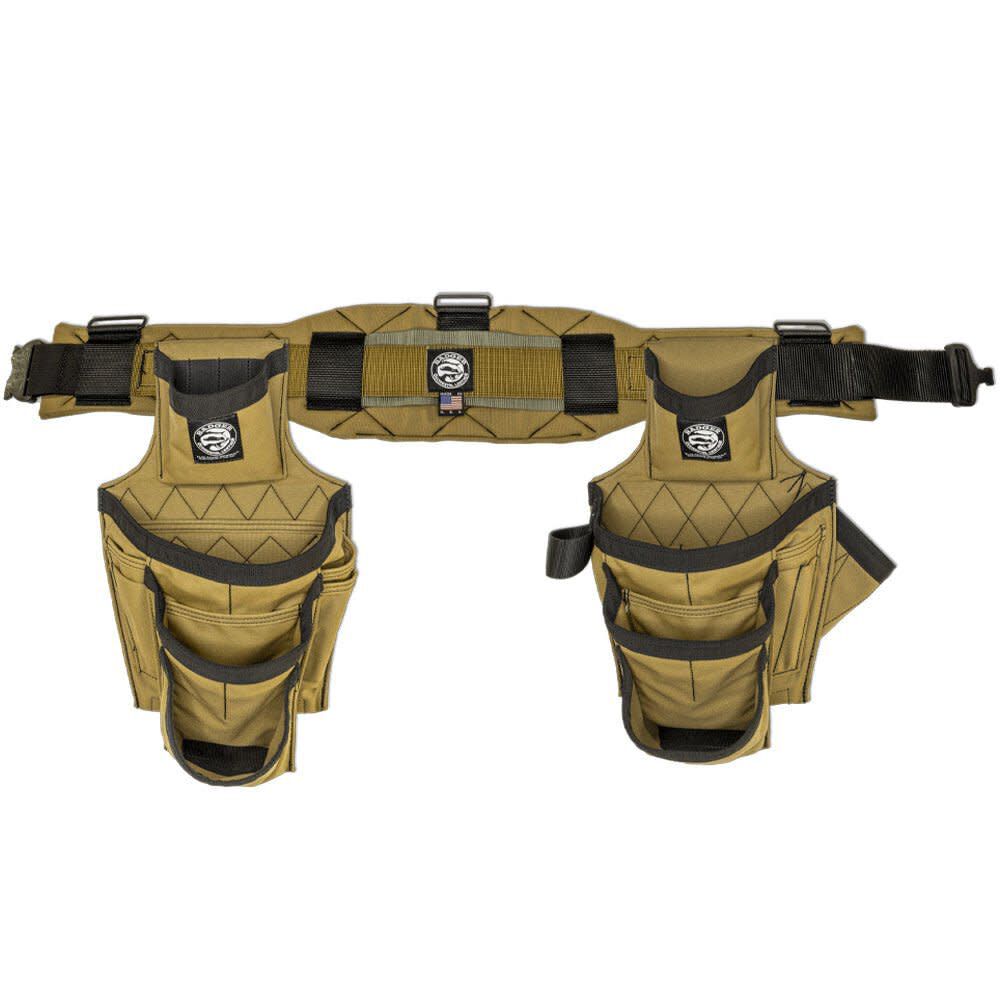 Badger Tool Belts Framer Toolbelt Set Sawdust Sage Small, large image number 1