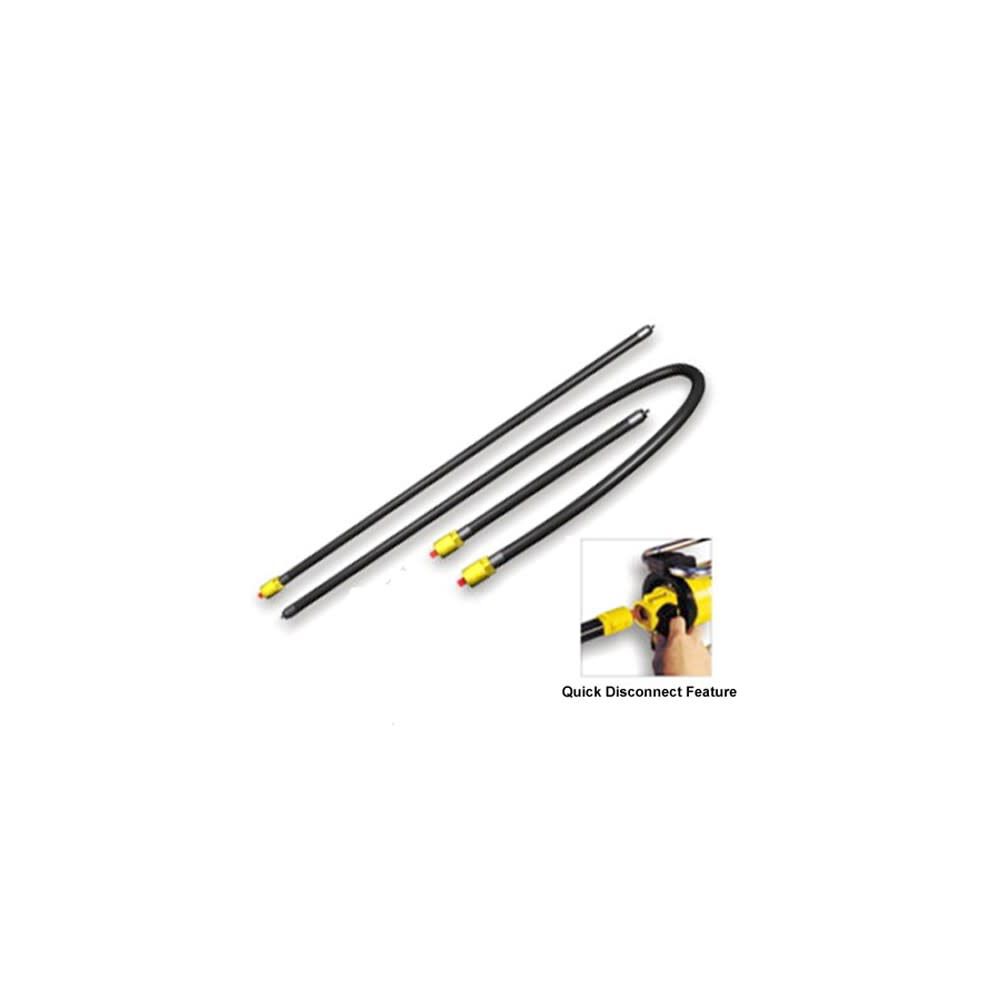 Oztec Industries Flexible Concrete Vibrator Shaft Assembly 7' with QD Coupler, large image number 3