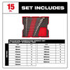Milwaukee Metric Ratcheting Combination Wrench Set with Tray for PACKOUT Drawers, 15 Pieces, small image number 2