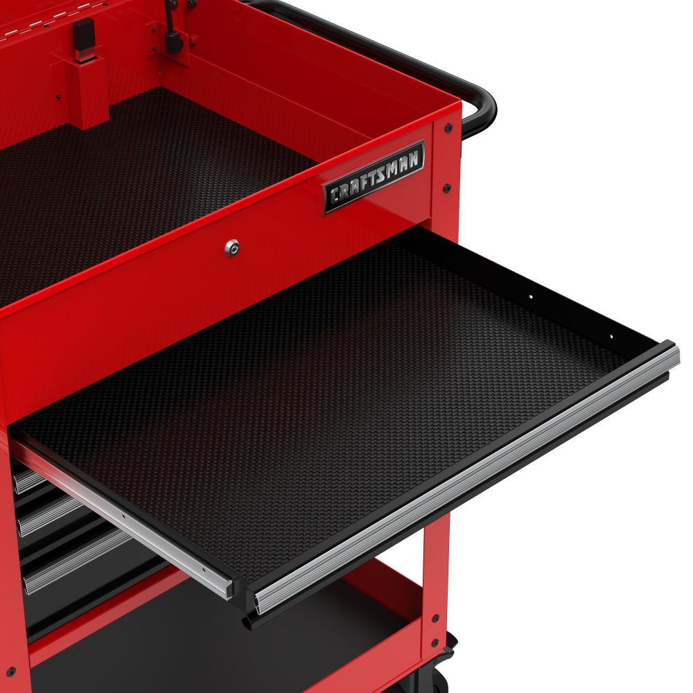 CRAFTSMAN Rolling Tool Cabinet, Red, large image number 3