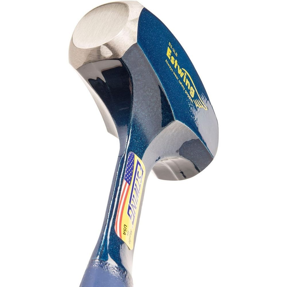 Estwing 3 Lbs Steel Head Mash Hammer with 11 Inch Nylon Cushion Grip Handle, large image number 3