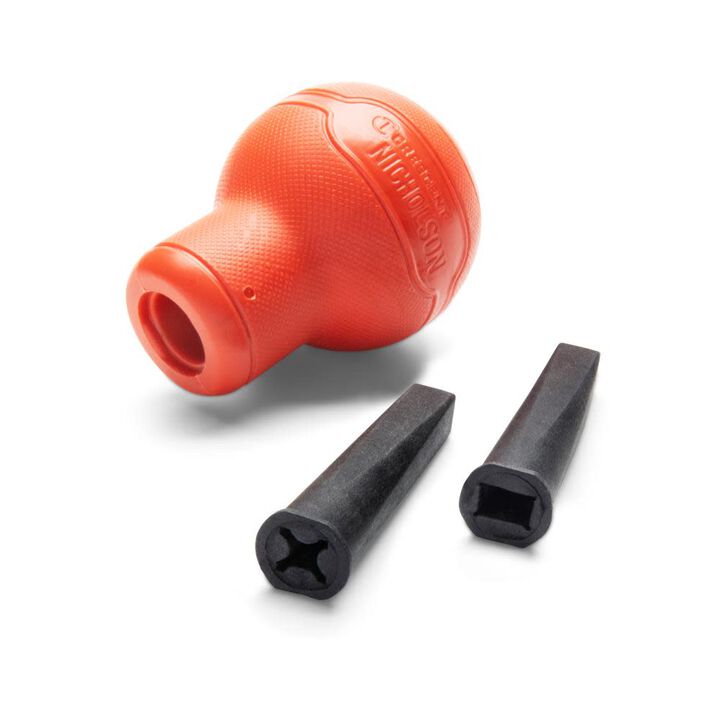 Crescent Short Round File Handle with Inserts