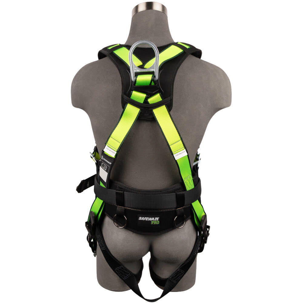 Safewaze PRO Construction Harness: 1D, QC Chest, TB Legs, large image number 2