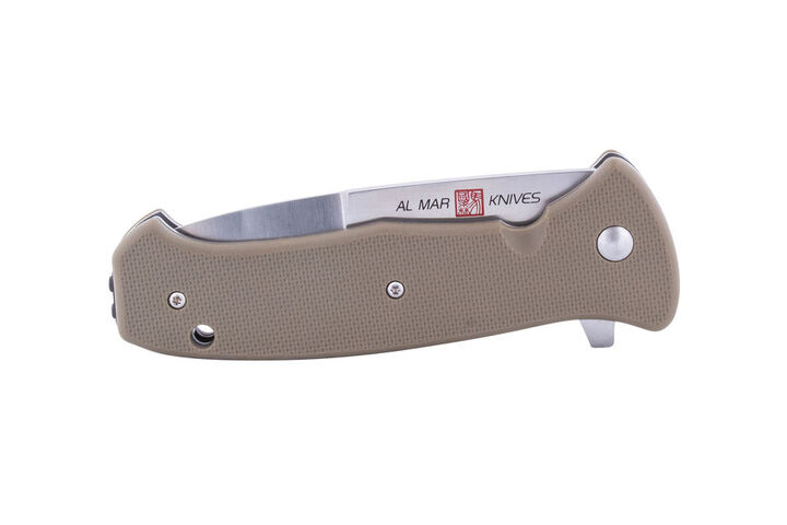 AL MAR Knives SERE 2020 3.6in Folding Knife, Tan, large image number 1