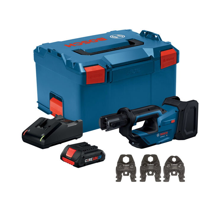 Bosch 18V Press Tool Kit with 3 Jaws Reconditioned