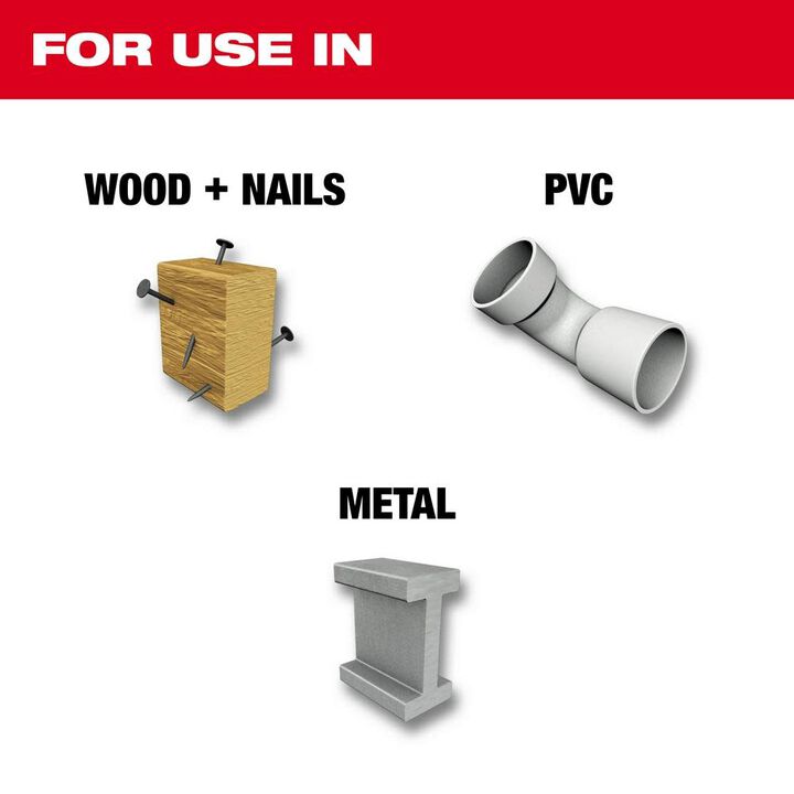 Milwaukee The Wrecker Multi-Material SAWZALL Blade 6 in. 7/11TPI 25PK, large image number 3