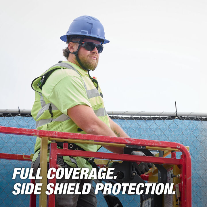 Milwaukee Full Frame Safety Glasses with Removable Side Shields Tinted Anti-Scratch Lenses, large image number 6