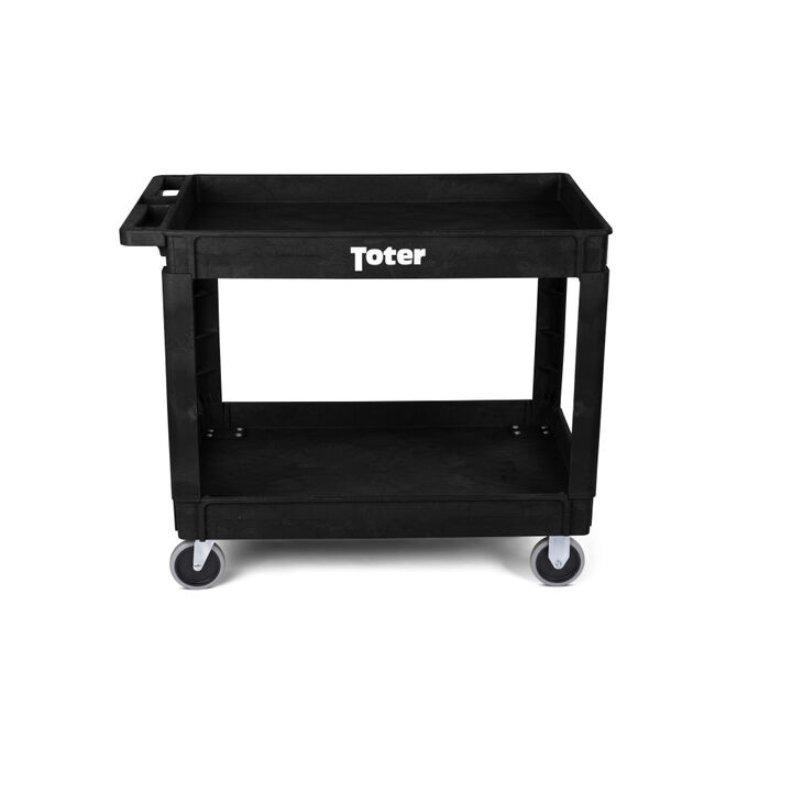 Toter Material Handling Utility Cart with Lipped Top and Straight Handle, large image number 3