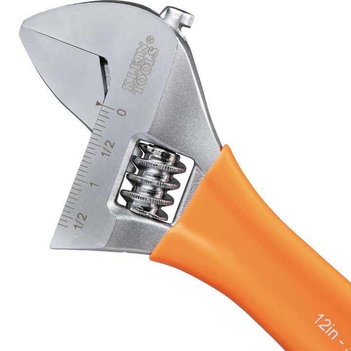 Klein Tools 12 Inch Adjustable Wrench, large image number 6