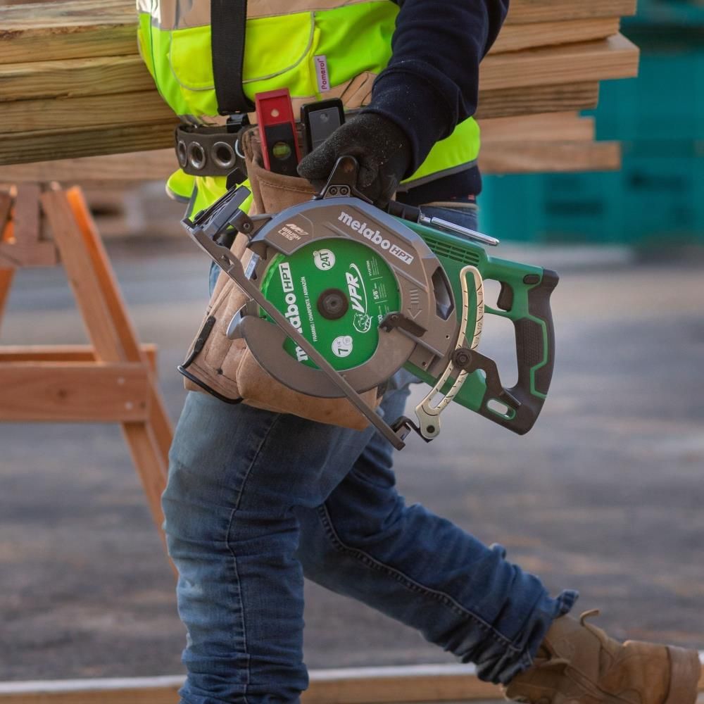 Metabo HPT 7 1/4in Circular Saw Rear Handle (Bare Tool), large image number 6