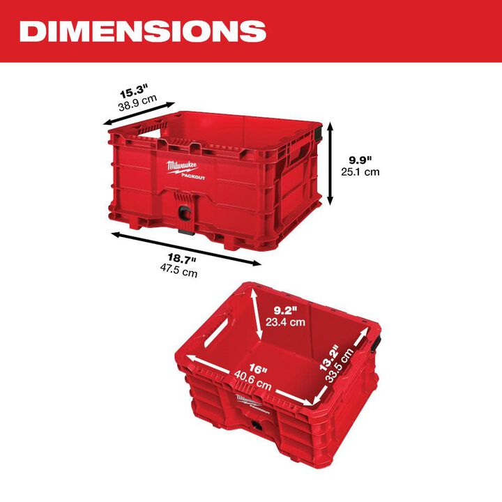 Milwaukee PACKOUT Crate, large image number 2