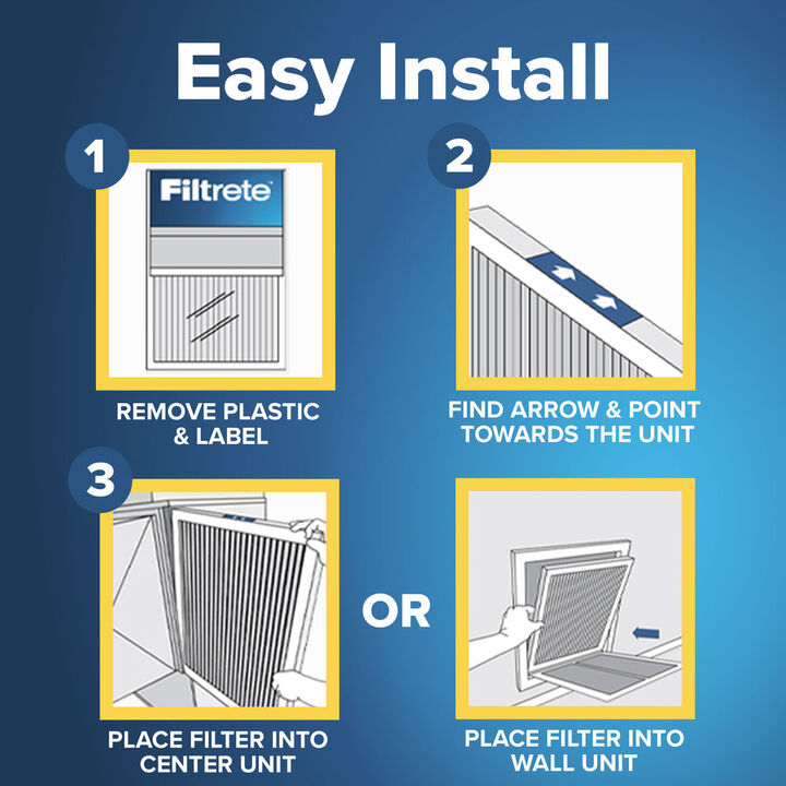 3M Filtrete 20 x 25 x 4-Inch Ultra Allergen Reduction Deep-Pleat Furnace Air Filter, 4-Pack, large image number 1