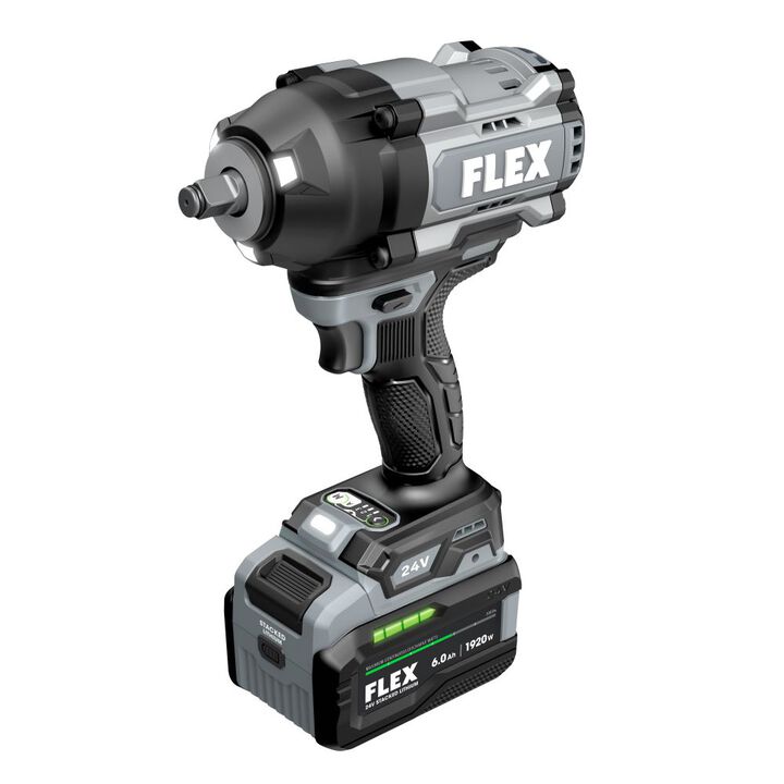 FLEX 24V 1/2 Inch High-Torque Impact Wrench Stacked Lithium Kit, large image number 2