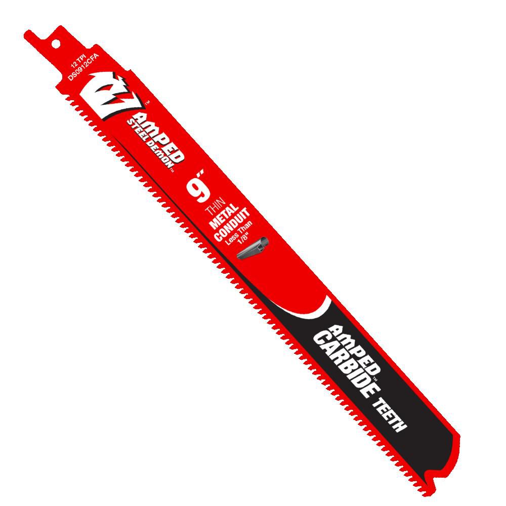 Diablo Tools 9 Inch 12 TPI Carbide Teeth Reciprocating Saw Blade for Thin Metal, large image number 1