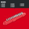 CRAFTSMAN 1/4-in Drive Metric 6 Point Socket Set, 11pc, small image number 2