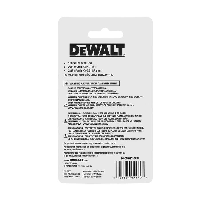 DEWALT 1/2 Inch FNPT Female Automotive Plug, 2 Pieces, large image number 4