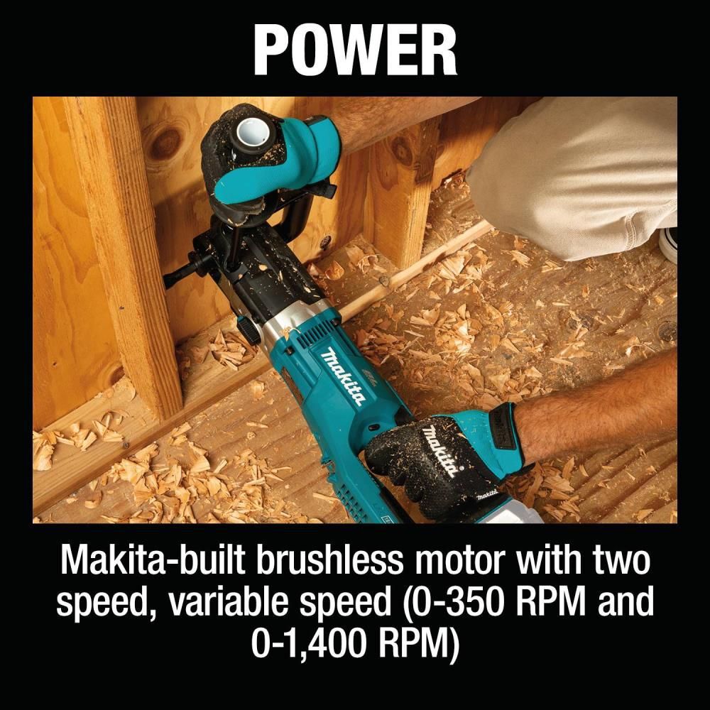 Makita 18V X2 (36V) LXT 7/16in Hex Right Angle Drill Brushless Cordless (Bare Tool), large image number 22