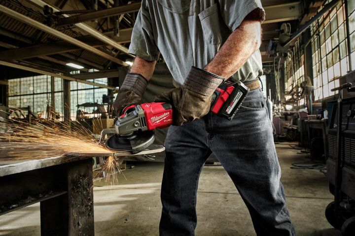 Milwaukee M18 FUEL 4 1/2inch-6inch Lock On Braking Grinder (Bare Tool) Reconditioned, large image number 5