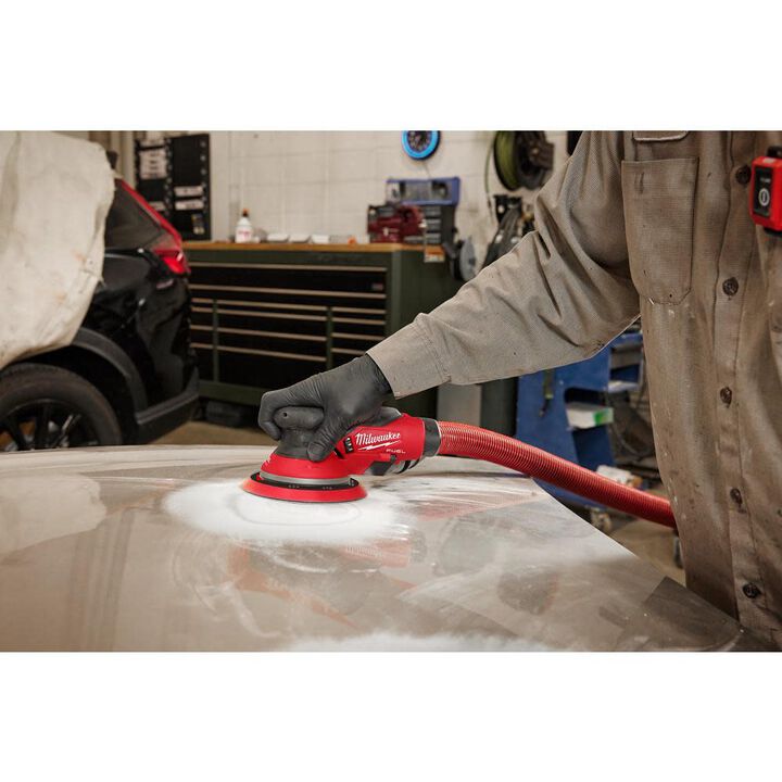 Milwaukee 6 Inch Pressure Sensitive Adhesive Sander Backing Pad  Firm, large image number 3