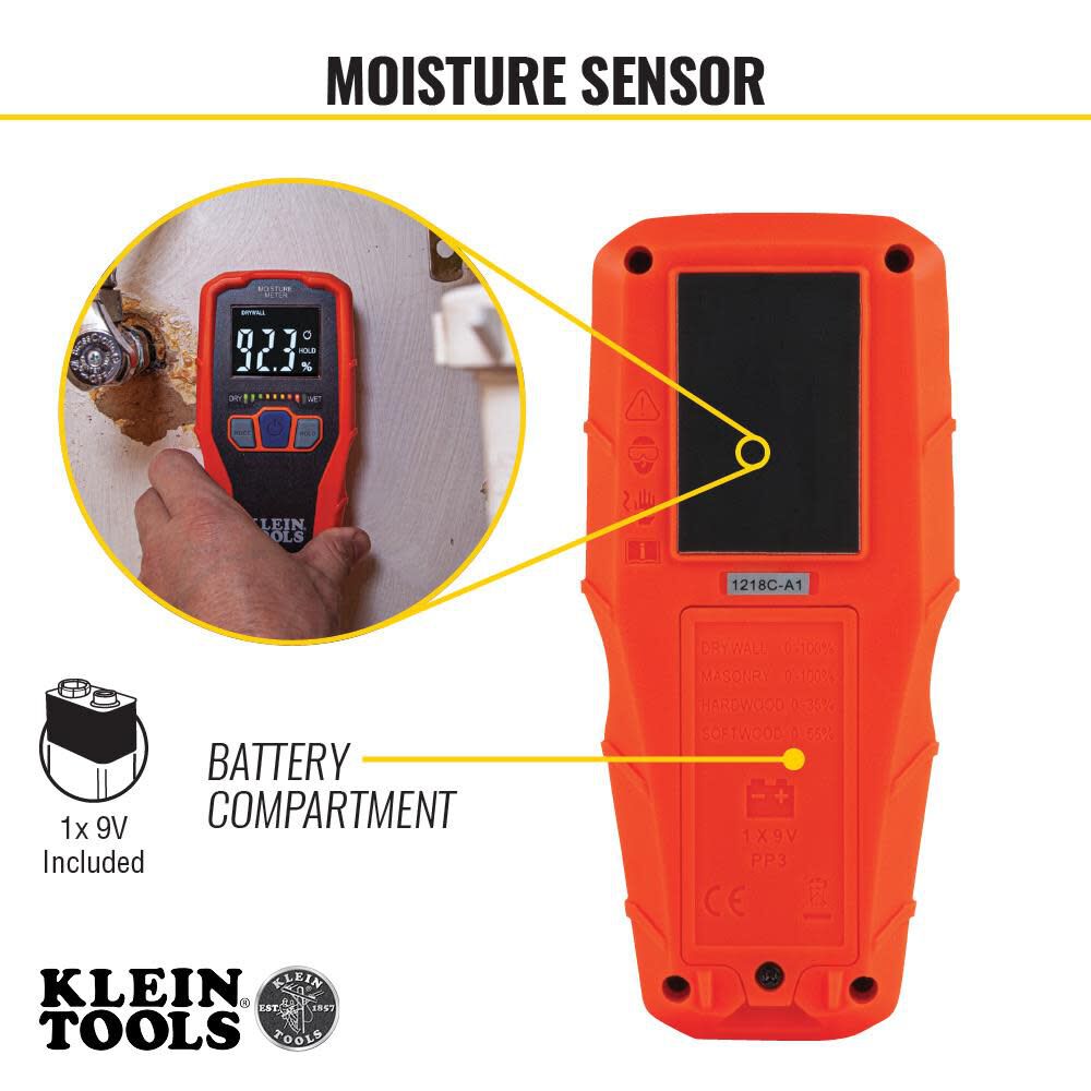 Klein Tools Pinless Moisture Meter, large image number 4