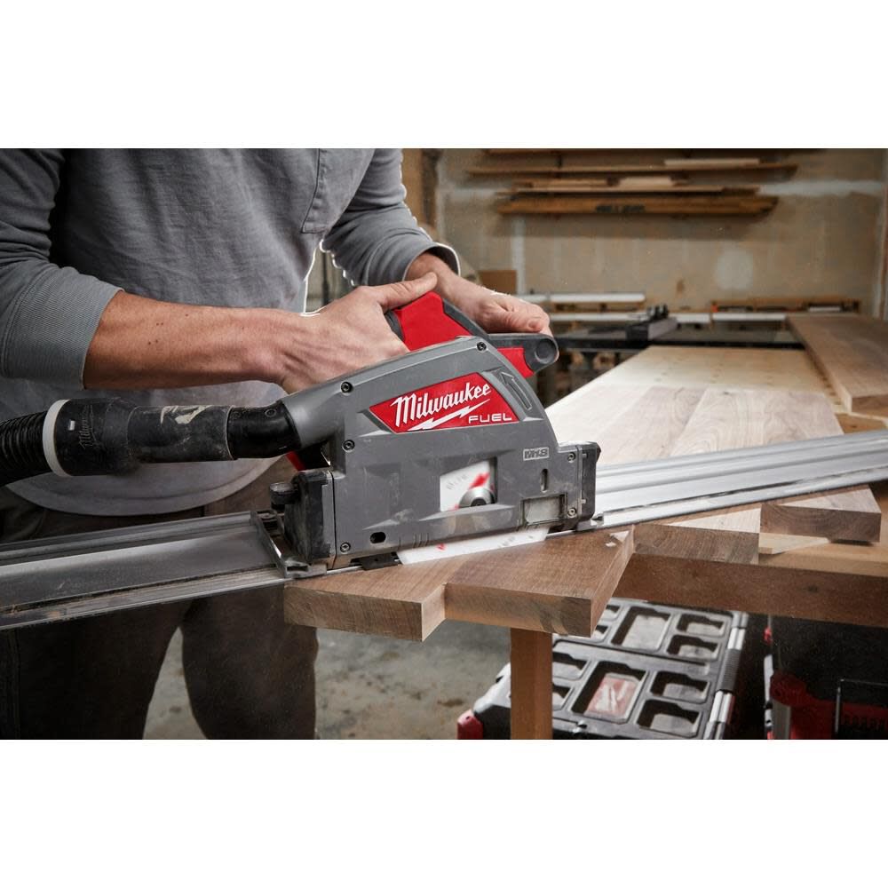 Milwaukee Track Saw 106inch Guide Rail with Clamps Bundle, large image number 4